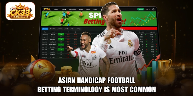 Asian handicap football betting terminology is most common