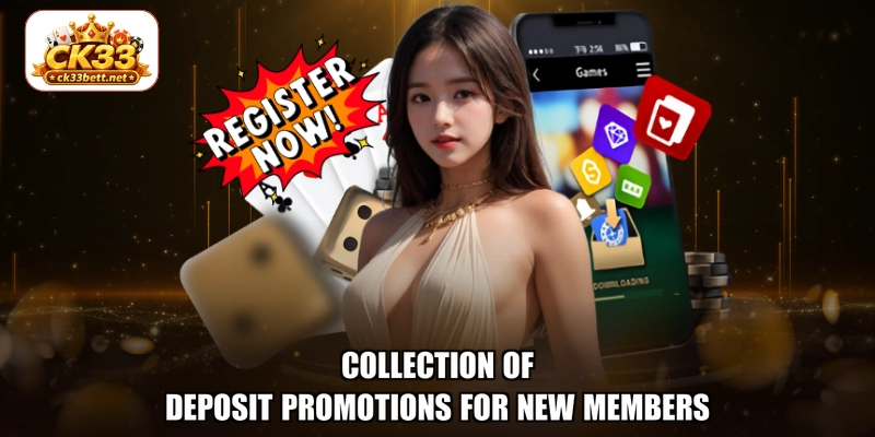 Collection of deposit promotions for new members